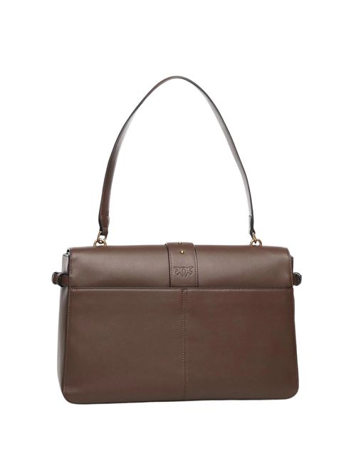 Borsa Love One Extra Sloucht in pelle Marrone PINKO | 105067 A0QOL74Q